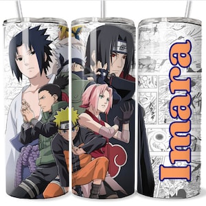 Anime Characters Sublimation Tumbler 20oz | Cartoon Tumbler | NarutoTumbler | Sublimation Design | Custom Tumbler | Personalized Tumbler |