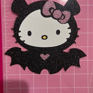 Surmatelas en papier cartonné scintillant Bat Kitty