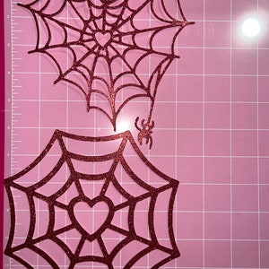 Glitter Cardstock Spider Web Cutouts 4 Pc. - Etsy
