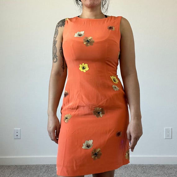 casual corner dress Vintage 1990s Casual Corner Sheath Dress Business Cottage Dress Size14 Beige