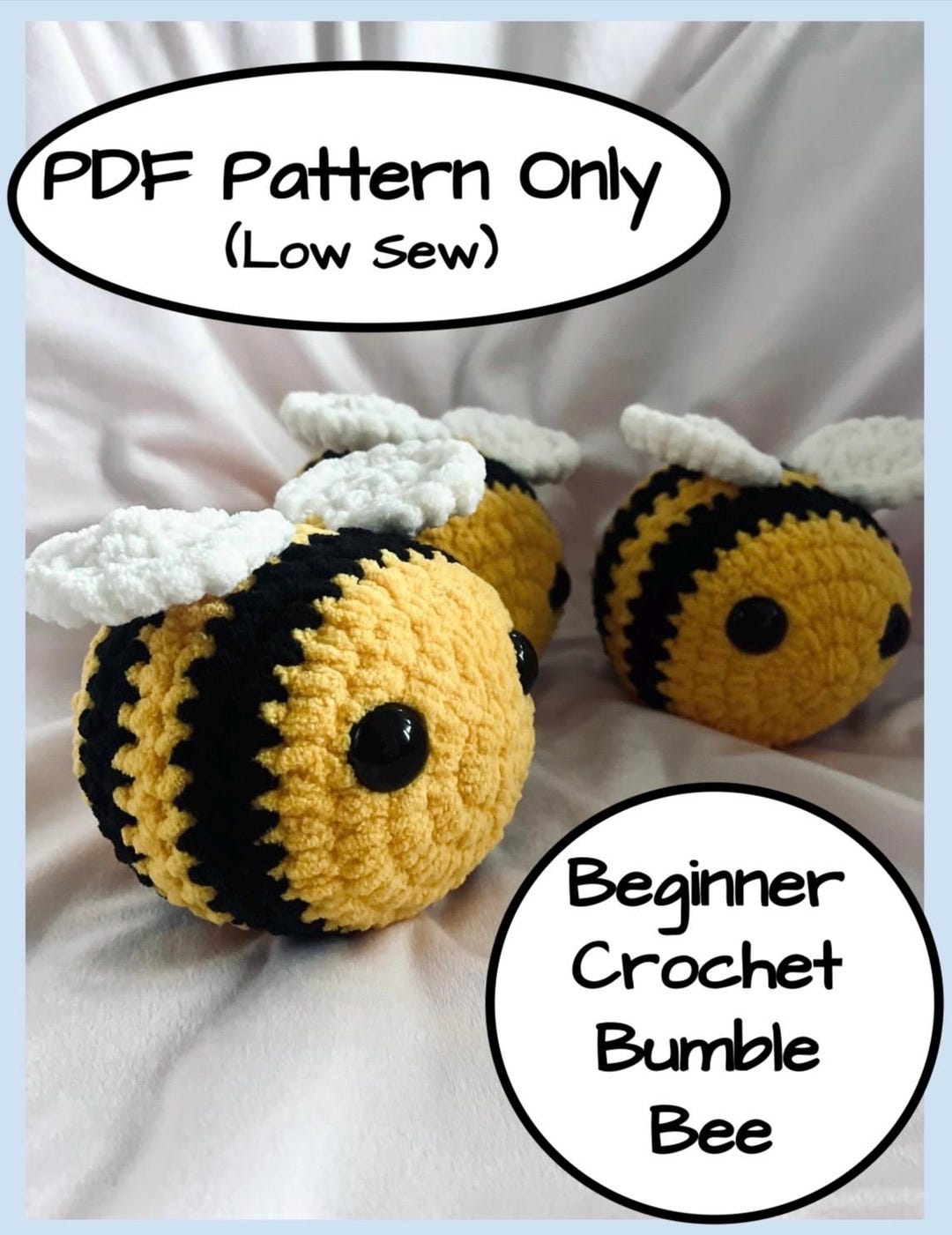 Bumble Bee Crochet Pattern - Etsy