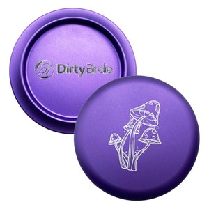 3.75&quot; Disc Golf Aluminum Marker- Purple Mushroom