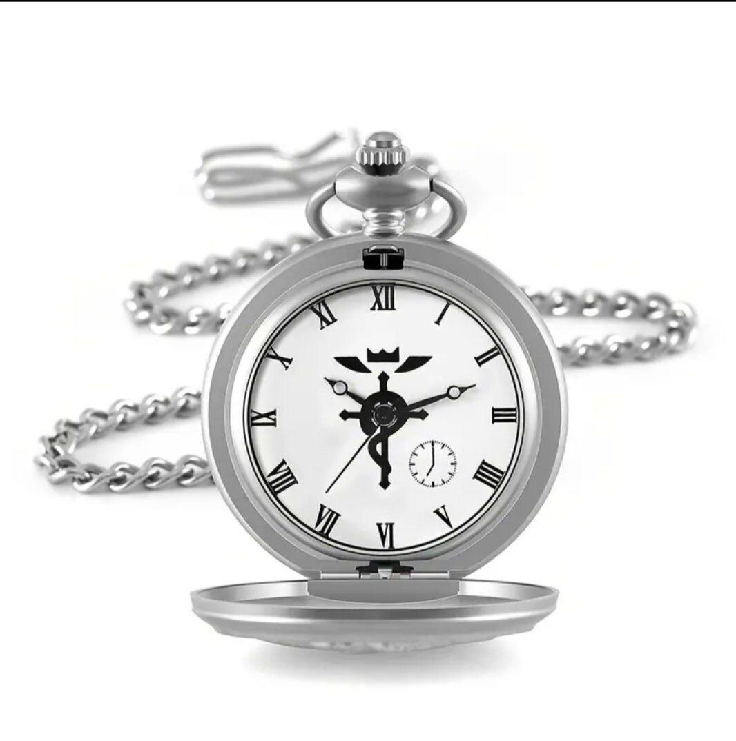 Fullmetal Alchemist Edward Elric Pocket Watch Etsy