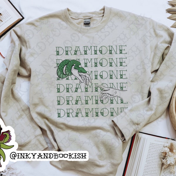 Dramione Sweatshirt, Book boyfriend sweater, Draco Hermione sweatshirt, Bookish crewneck, Dramione pullover, Manacled Sweater