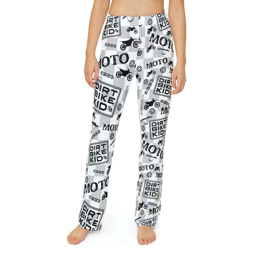 Dirtbike Kids Pajama Pants Motocross Pajama Pants Moto Kid Etsy