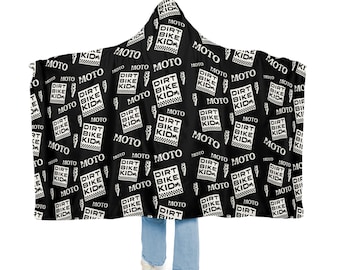 Manta Dirt Bike Kid Snuggle, manta con capucha Dirt Bike Kid, manta Dirtbike, manta de motocross, regalo para Moto Kid, manta Moto Kid
