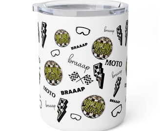 Taza de café aislada Dirtbike Mama, taza de mamá Dirt Bike, taza de café, taza de motocross, taza de motocross, regalo de motocross, regalo de motocross