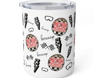 Honda Powersports - Tazza da caffè in ceramica con logo in ceramica, idea regalo per caffè, tè e bevande calde, 311,8 g, colore: bianco