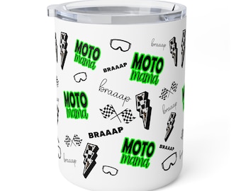 Taza de café aislada Dirtbike Mama, taza de mamá Dirt Bike, taza de café, taza de motocross, taza de motocross, regalo de motocross, regalo de motocross