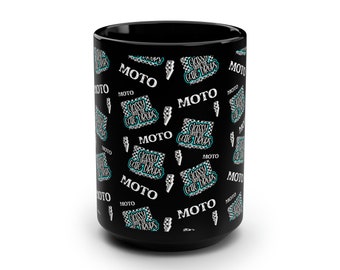Taza de mamá de motocross, taza de papá de moto de cross, taza con clase hasta que la puerta cae, taza de moto