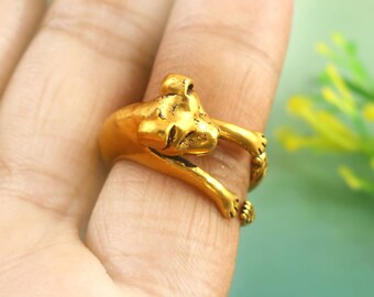 Pit bull Ring, Adjustable Ring, Pit bull Jewelry, Pet Jewelry, Dog Ring