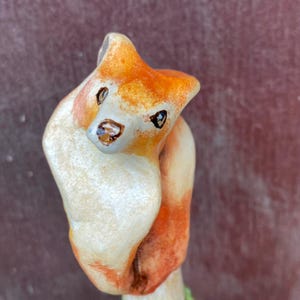 Fox Spirit Stick and Companion Stone - Spirit Animal/Totem as a Talking Stick/Healing Tool