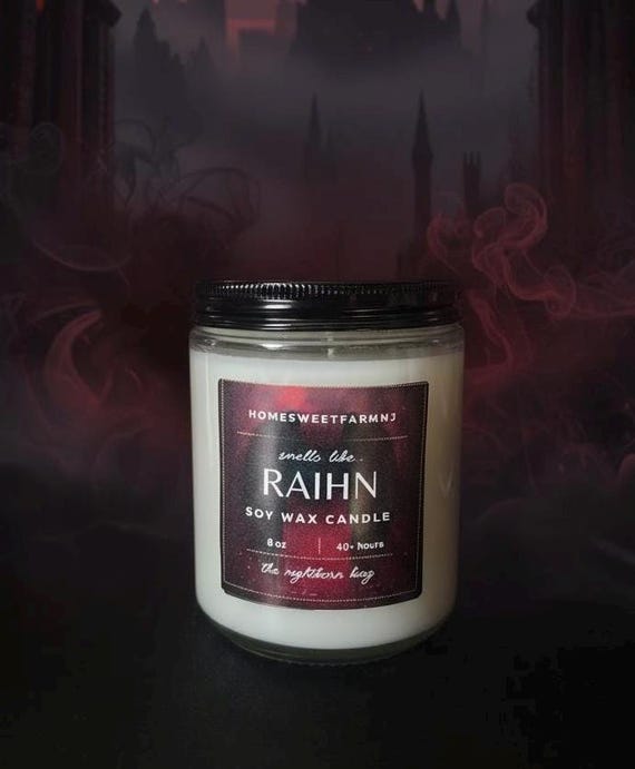 RAIHN ASHRAJ Serpent and the Wings of Night Insp. 8oz Candle