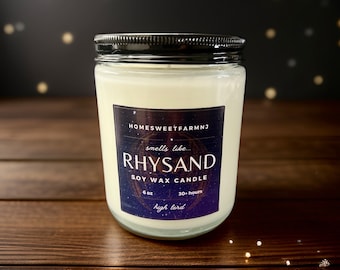 RHYSAND ACOTAR Insp. Candle, Booktok, Bookish, gift reader, A Court of Thorns and Roses, Rhysand, Cassian, feyre, smut, book club, book gift