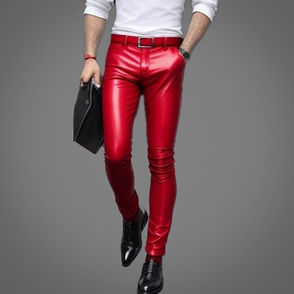 Leather Pants Men - Etsy