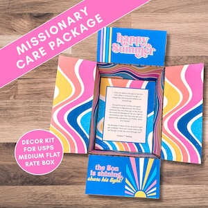 LDS Missionary Care Package, Printable Missionary Summer Package, LDS Missionary Package, LDS Missionary Gift, Package Decoration kit pdf