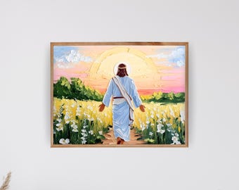 Jesus Painting, Christian Wall Art, Religious Art, LDS Art, Christian Painting, Bible Art, Jesus Digital Art, Christian Wall Decor, JPG