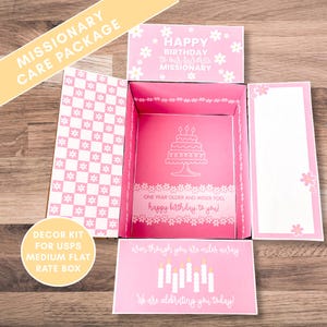 LDS Missionary Care Package, Missionary Birthday, LDS Missionary Birthday Printable LDS Missionary Birthday Gift, Care Package Kit