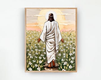 Savior of the World, Christian Artwork, Christian Painting, LDS Artwork, Religious Artwork, Christian Wall Art, Religious Wall Art LDS Decor