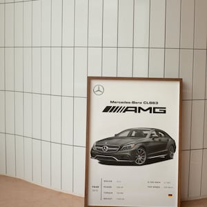 mercedes CLS 63 AMG poster