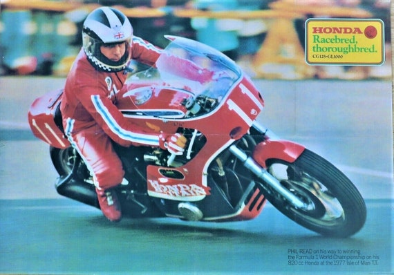 Rare Kangol Grand Prix Phil Read IMOTT Race Repli… - image 9