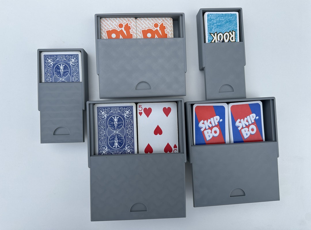 Card Game Storage Boxes Etsy