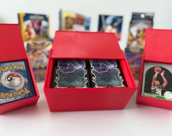 3D Printed Trading Card Storage Boxes – Designed for Sleeved TCG Decks!