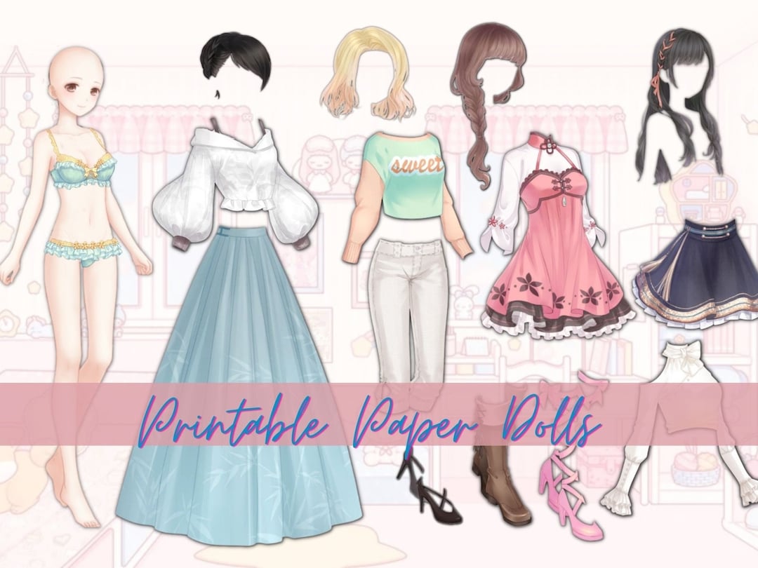 Muñecas MuÃ±ecas Chibi Para Vestir Juegos De Vestir MuÃ±ecas Chibi