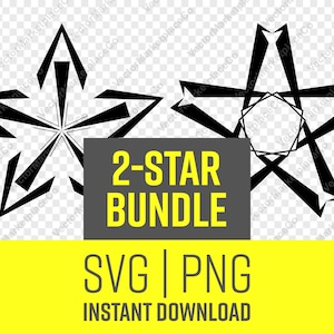 SVG Star for Commercial or Personal Use, Instant Download, SVG Star, Vector Star, PNG Star, Star for Cricut, Clip Art, Star Logo | Bundle 11