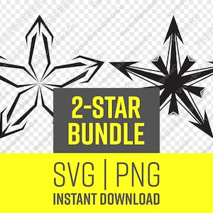 SVG Star for Commercial or Personal Use, Instant Download, SVG Star, Vector Star, PNG Star, Star for Cricut, Clip Art, Star Logo | Bundle 13