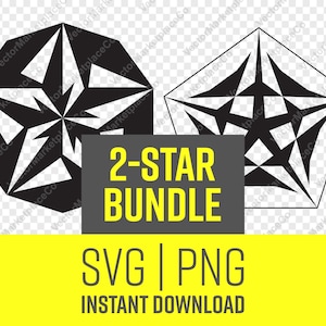 SVG Star for Commercial or Personal Use, Instant Download, SVG Star, Vector Star, PNG Star, Star for Cricut, Clip Art, Star Logo | Bundle 5