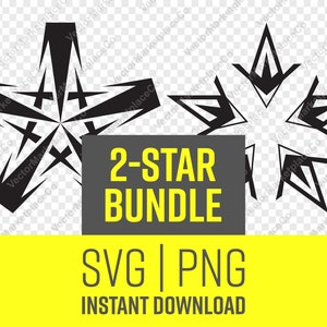 SVG Star for Commercial or Personal Use, Instant Download, SVG Star, Vector Star, PNG Star, Star for Cricut, Clip Art, Star Logo | Bundle 14