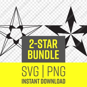 SVG Star for Commercial or Personal Use, Instant Download, SVG Star, Vector Star, PNG Star, Star for Cricut, Clip Art, Star Logo | Bundle 10