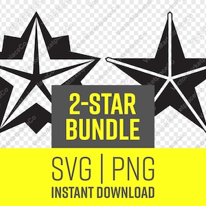 SVG Star for Commercial or Personal Use, Instant Download, SVG Star, Vector Star, PNG Star, Star for Cricut, Clip Art, Star Logo | Bundle 2