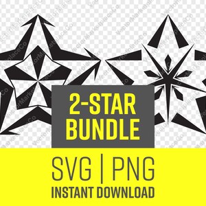 SVG Star for Commercial or Personal Use, Instant Download, SVG Star, Vector Star, PNG Star, Star for Cricut, Clip Art, Star Logo | Bundle 7