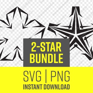 SVG Star for Commercial or Personal Use, Instant Download, SVG Star, Vector Star, PNG Star, Star for Cricut, Clip Art, Star Logo | Bundle 15