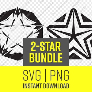 SVG Star for Commercial or Personal Use, Instant Download, SVG Star, Vector Star, PNG Star, Star for Cricut, Clip Art, Star Logo | Bundle 9