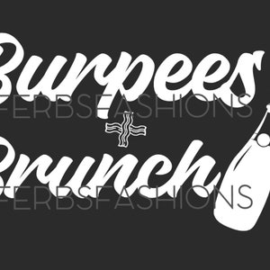Burpees und Brunch SVG Datei