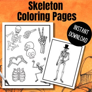 Skeleton Coloring Pages