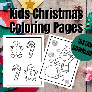 Kids Christmas Coloring Pages