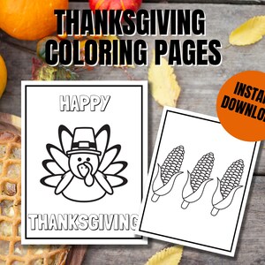 Thanksgiving Coloring Pages