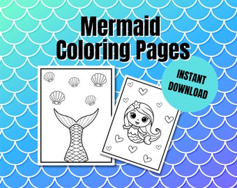 Mermaid Coloring Pages