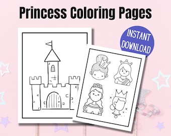 Dibujos para colorear de princesas