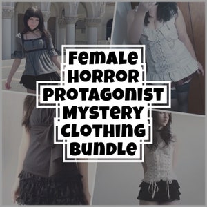 Female Horror Protagonist Mystery Style Bundle