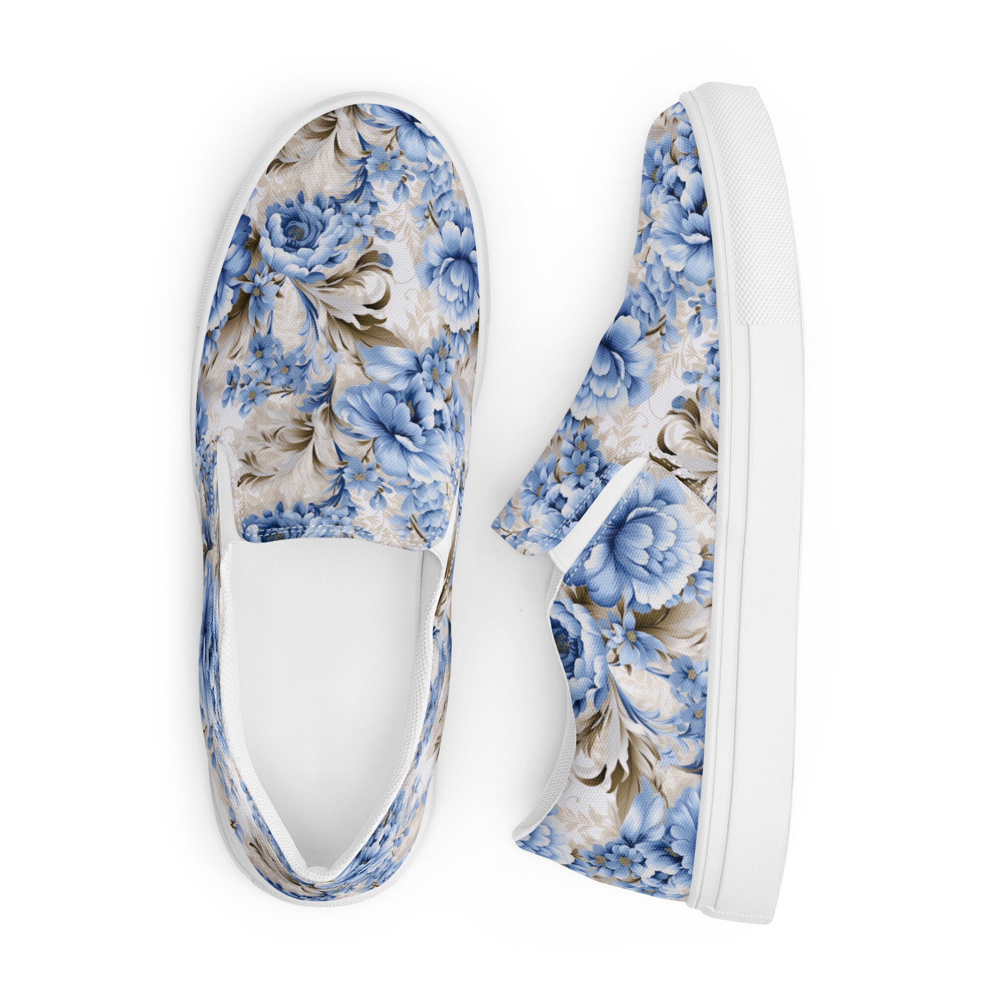 Colorful - Inspired By Harry Styles - Sustainably Made Women’s slip-on canvas shoes main image 1