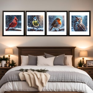 Bird Wall Art Spring Collection: Robin. Printable Poster, Digital Print ...