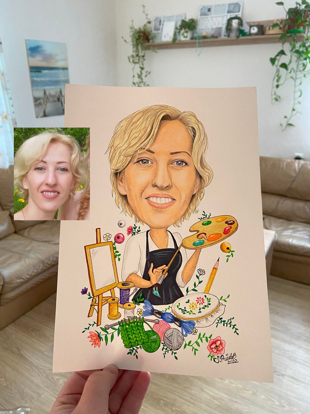 Artistic Original Logo Design Hand Drawn Artist Logo Drawing Etsy