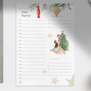 Nutcracker Christmas Edition Printable Daily Planner Productivity ...