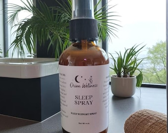 Spray de magnesio para dormir / Ayuda natural para la relajación, bruma botánica calmante