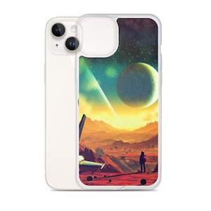 No Man&#39;s Sky inspired Clear Case for iPhone® | Space | Gamer | Alien